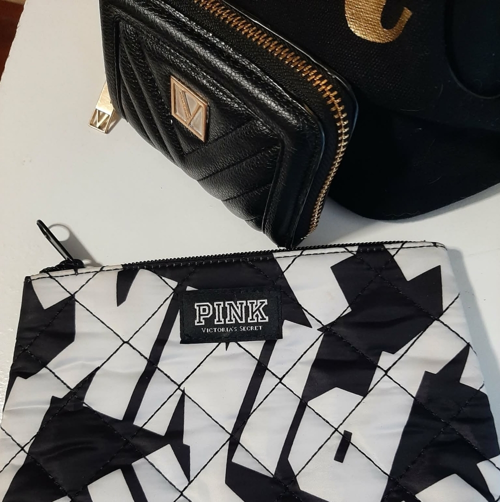 VICTORIA'S SECRET "Angel" Bowler Bag 3 Pc Set - Picture 8 of 11